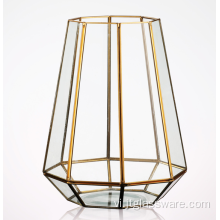 Geometric Glass House Terrarium Container để trang trí